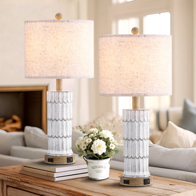 Resin USB Table Lamp