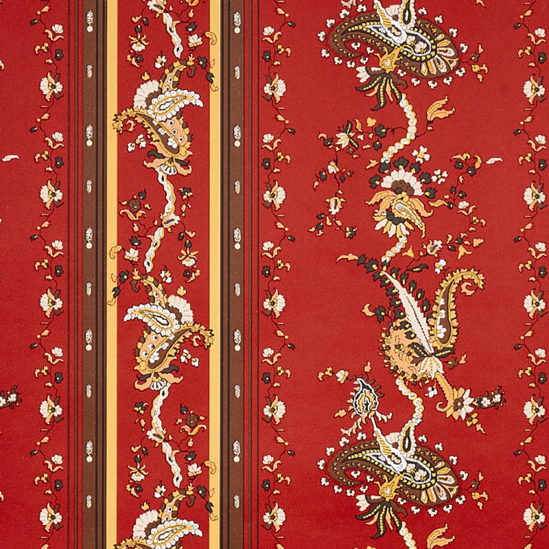 Elena Paisley Stripe Wallpaper, Pompeii
