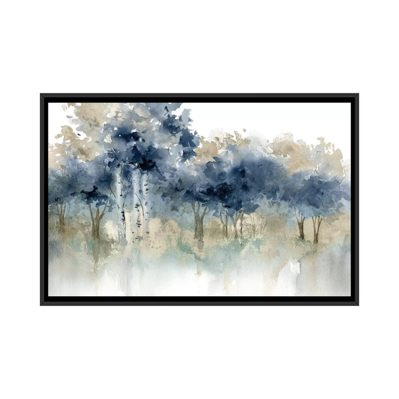 « Water » par Carol Robinson - impression sur toile tendue, H 32 po x l 48 po, Impression sur toile encadrée, Noir