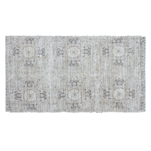 Hand Tufted Cotton/Jute Flatweave Boho Rug