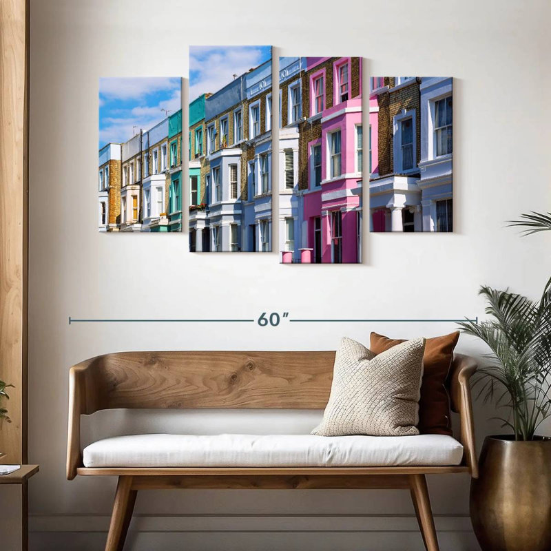 Nicci, maisons en rangée à Notting Hill, H 32 po x l 52 po