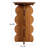 Scalloped Edge Accent Table in Walnut Finish-601132392