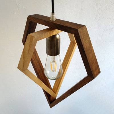 Chesson 1 - Light Oil Geometric Pendant