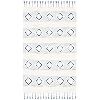 Natura Hand Woven Wool Geometric Rug