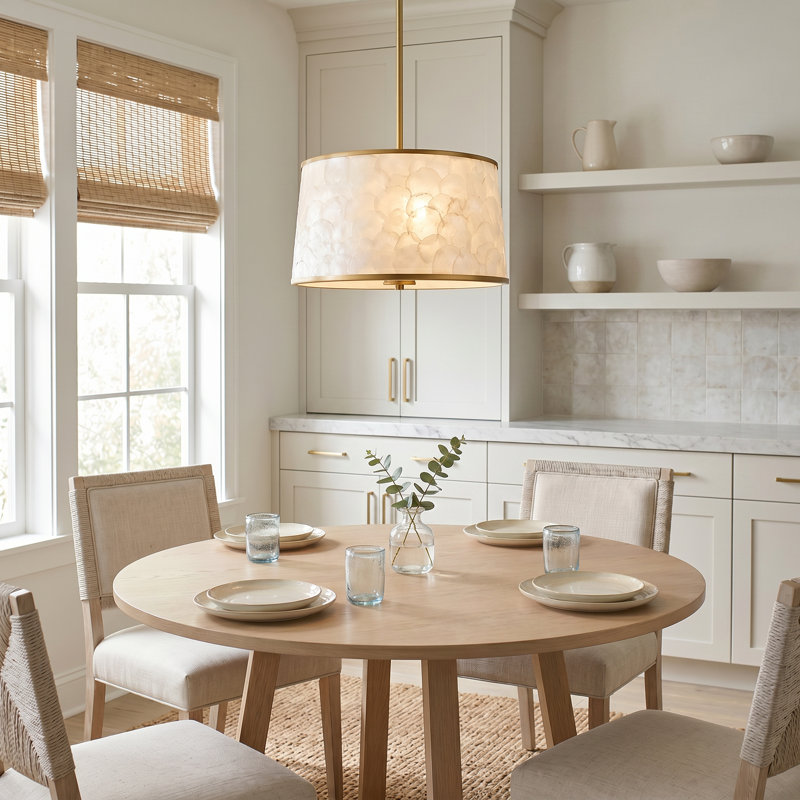Windley 3-Light Brushed Gold Semi-Flush Mount