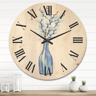 Solid Wood Wall Clock