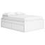 Lit plateforme double avec rangement latéral Onita