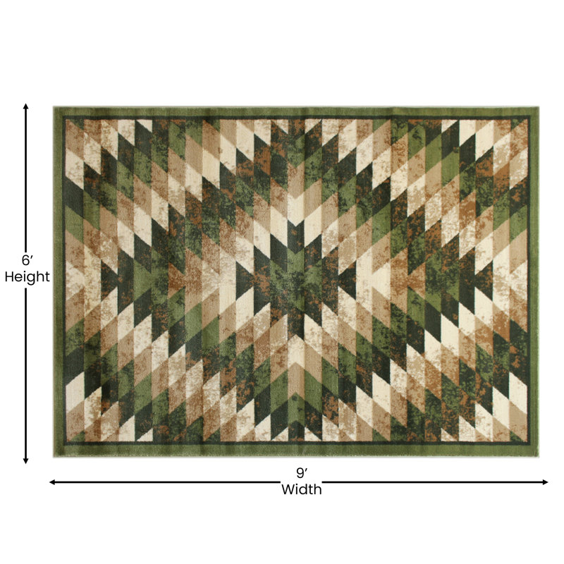 Tapis intérieur Akwasi, Rectangle 6 pi x 9 pi
