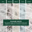 4 PCS Full Sheet Set Grey Deer Toile