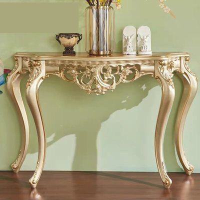 Modern simple solid wood porch table.