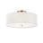 Ranan Linen Semi Flush Mount