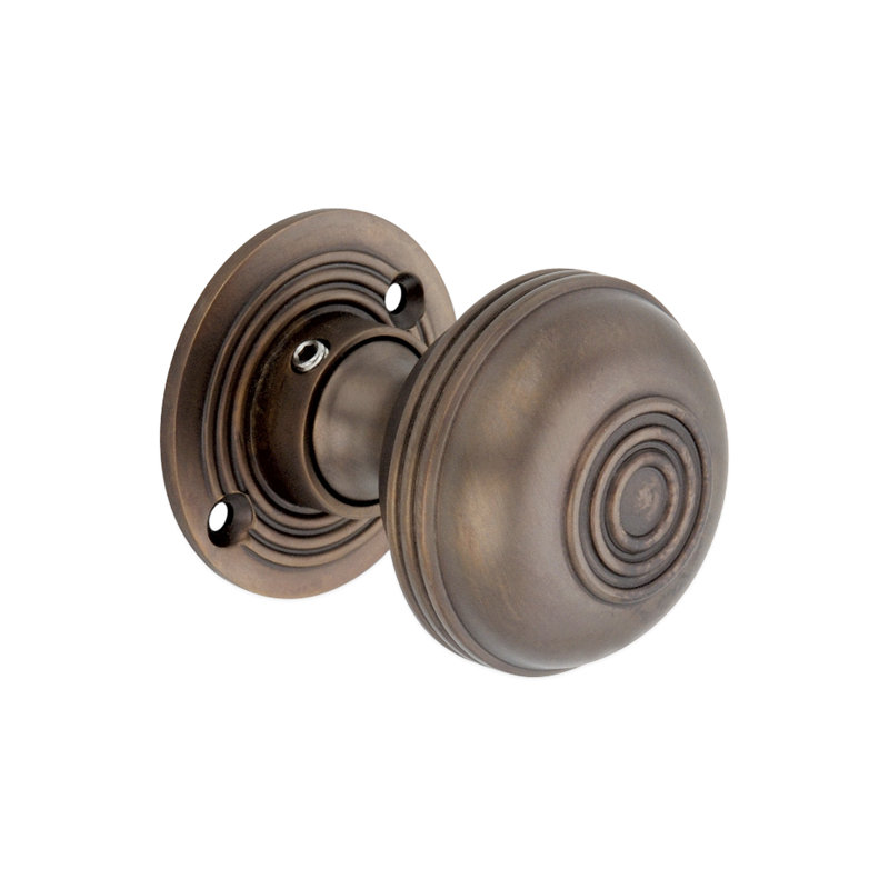 Bloxwich Interior Mortise Door Knob, Bronze