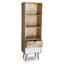 Rousseau 180cm H x 55cm W Solid Wood Standard Bookcase-834503450