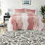 Ensembles de literie en fausse fourrure Cozy Ombre, simple / simple TG avec traitement antimicrobien
