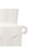 Legg White 40Cm Ceramic Table Vase