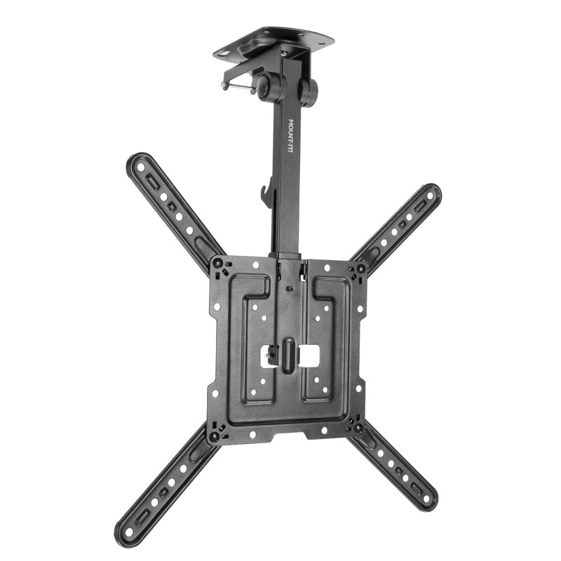 Mount-It Black Tilt Ceiling Mount Holds up to 44lbs