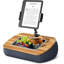 Adjustable Lap Beanbag Tablet  Stand, with Snack Bowl,360° Rotating Cli