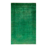 Fine Vibrance One-of-a-Kind 6'3" X 9'8" Hand Knotted Area Rug