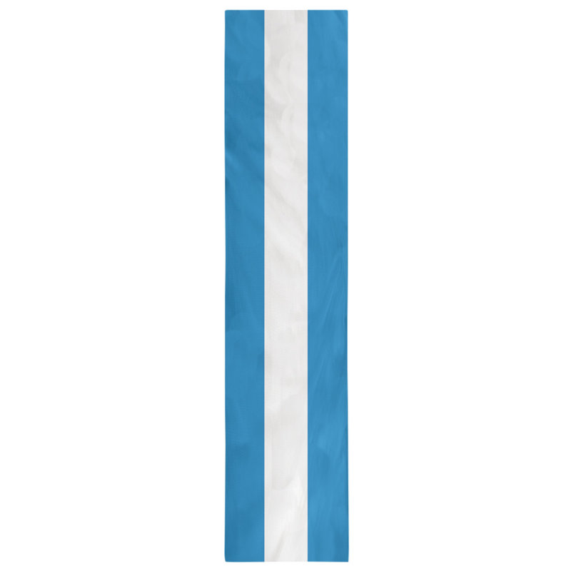 Chemin de table basket Oklahoma City, L 90 po x l 16 po, Bleu / Blanc / Bleu, Polyester sergé