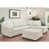 Ivory White Genuine Leather