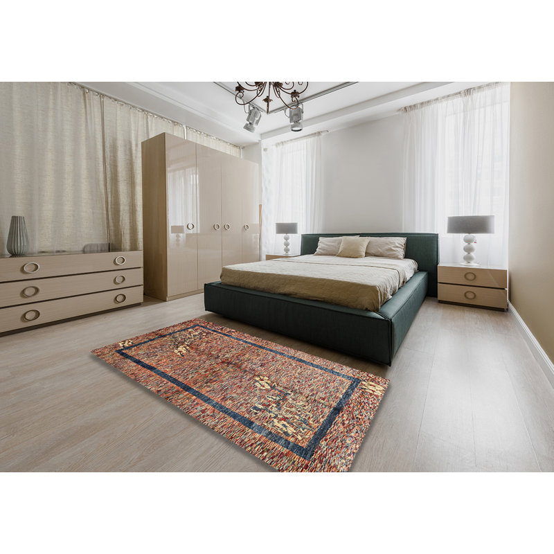 Tapis contemporain brun, Rectangle 6 pi x 9 pi