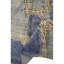 Abstract Area Rug in Light Blue