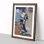 Autumn Moon Over Miho by Utagawa Kunisada - Single Picture Frame Painting-55456930-55456931