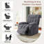 Oversized Power Lift Recliner Chair, Large Electric Recliner With Massage, Cup Holders, Side Pockets-121131689