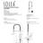 Safavieh Euphoria Pull Down Kitchen Faucet