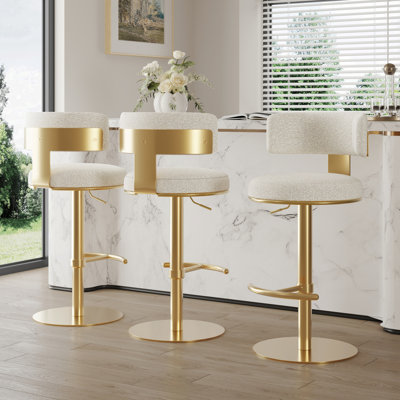 Tabouret pivotant à hauteur réglable