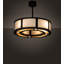 Luminaire suspendu tambour 4 lumières