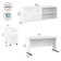 Studio A 3 Writing Desk Office Set