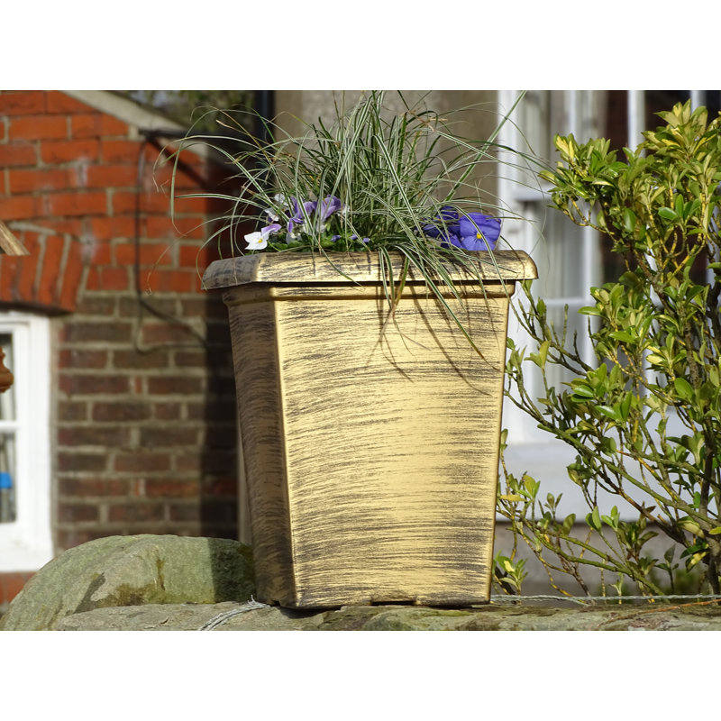 Pot Planter, Antique Gold