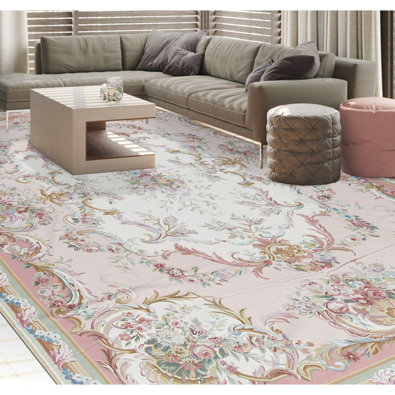 Aubusson Renaissance Handmade Wool Oriental Area Rug