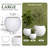 17" H x 21" Dia Round White Fiberstone Planter Pot with Drainage Hole, Extra Large Lightweight UV-Resistant Planter for Olive Trees, Monstera & Large Plants, Indoor Outdoor Patio, Porch & Garden-1372156539-1365753564