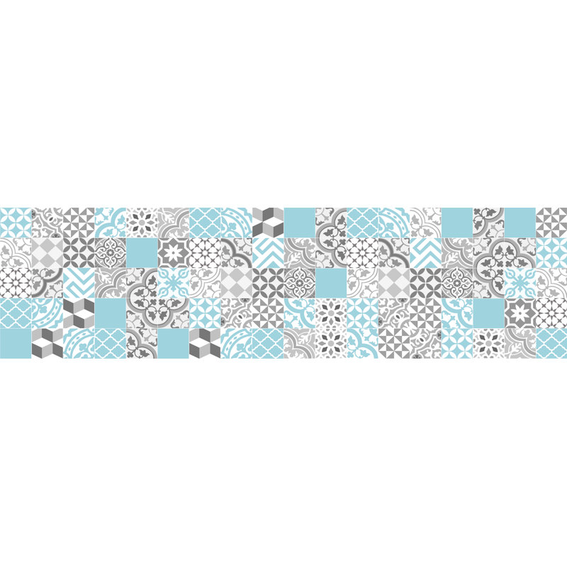 Arruda Collage Kitchen Mat, Rectangle 80 x 300cm