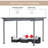 Outsunny Retractable Pergola Canopy, Outdoor UV Protection & Sun Shade, Steel Frame  Garden, Grill, Patio, Backyard,