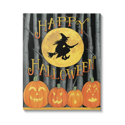 «Happy Halloween Forest Witch», art mural par Deb Strain