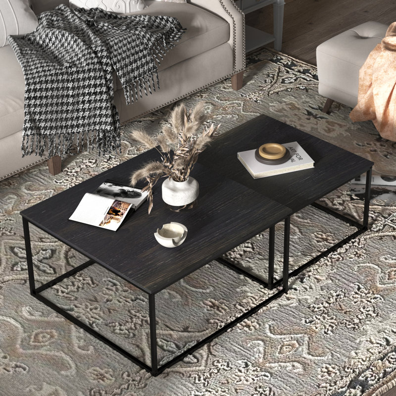 Wymore Nesting Coffee Table, Black