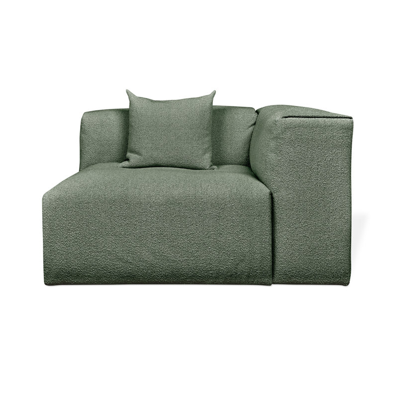 Nest Modular Right Arm Chair, Morris Pine