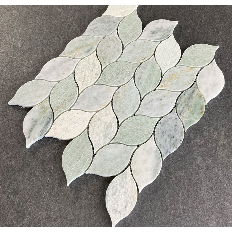 4" x 2" Marble Novelty Mosaic Tile