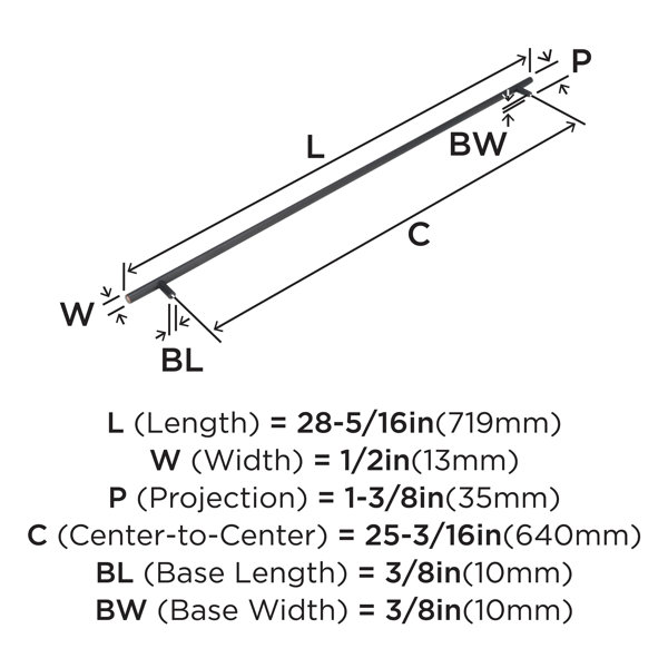 Dimensions du produit