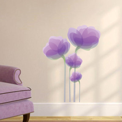 Plants & Flowers Non-Wall Damaging Wall Decal