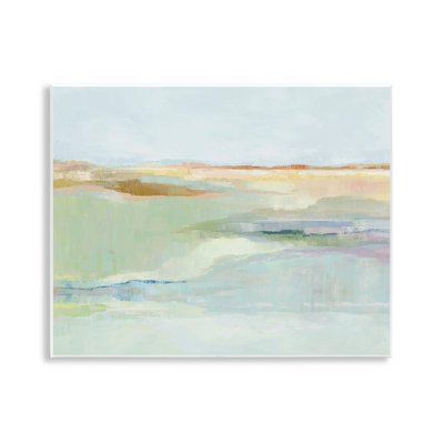 «Springtime Glow Landscape», plaque murale par Ian C.