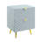 Canesha 2-Drawer Nightstand in High Gloss-1360340229