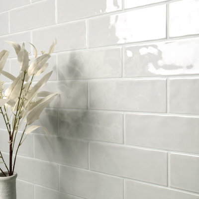 Metrola 4 in. x 12 in. Glossy Ceramic Subway Wall Tile