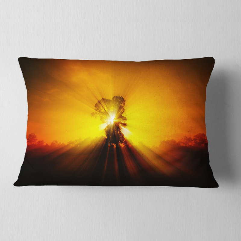 Coussin lombaire Landscape Shadows of Trees