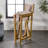 Waldo Coastal Foldable Acacia Wood Outdoor Director Chairs with Beige Diamond-Quilted Cushions, Teak Brown for Patio & Balcony-1646359697