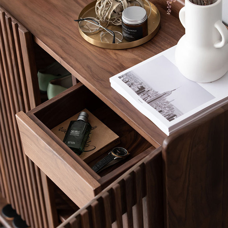 European style storage breathable shoe cabinet