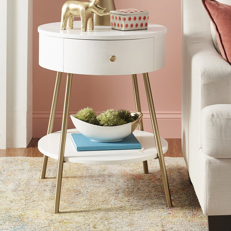 Burkholder End Table with Storage